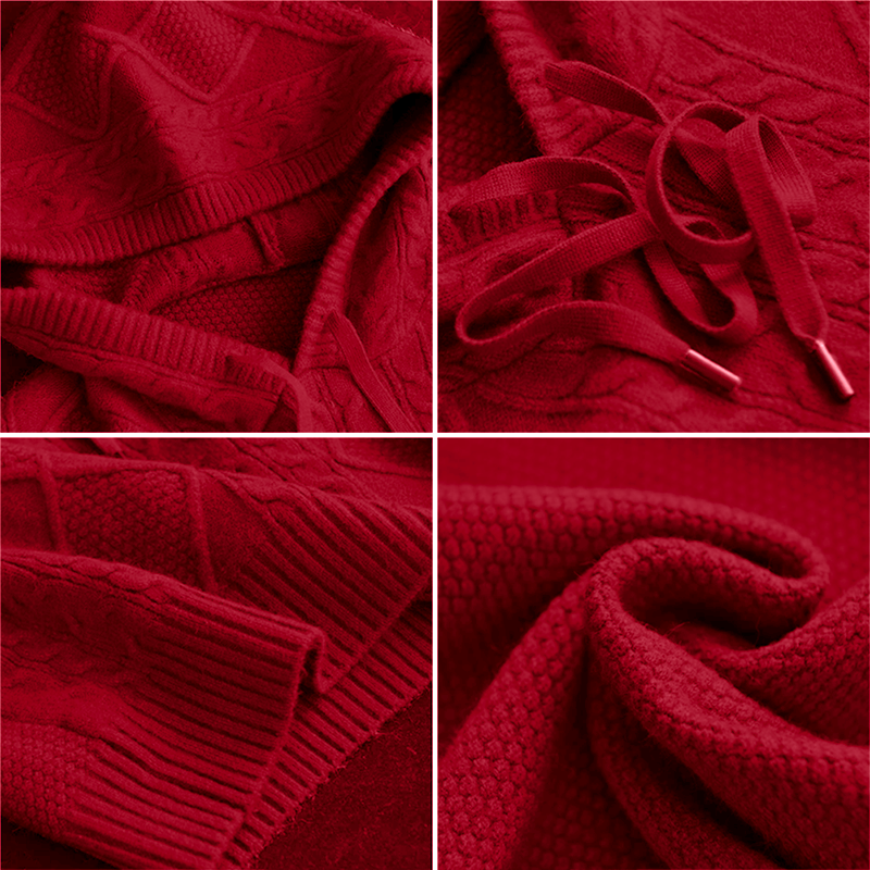 FABIOLA™ | JACQUARD-KAPUZENPULLOVER