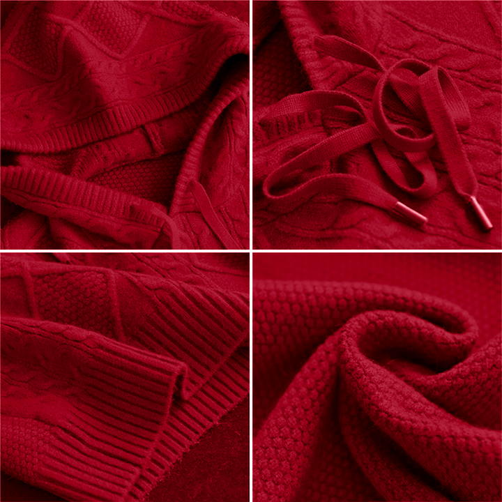FABIOLA™ | JACQUARD-KAPUZENPULLOVER