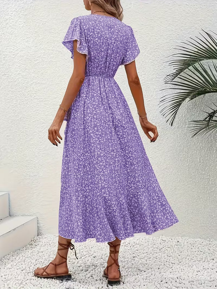 Elara | Fließendes, Bauch-umspielendes Wickelkleid