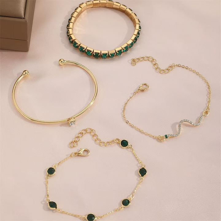 Celeste™ - Elegantes 4-teiliges Armband-Set