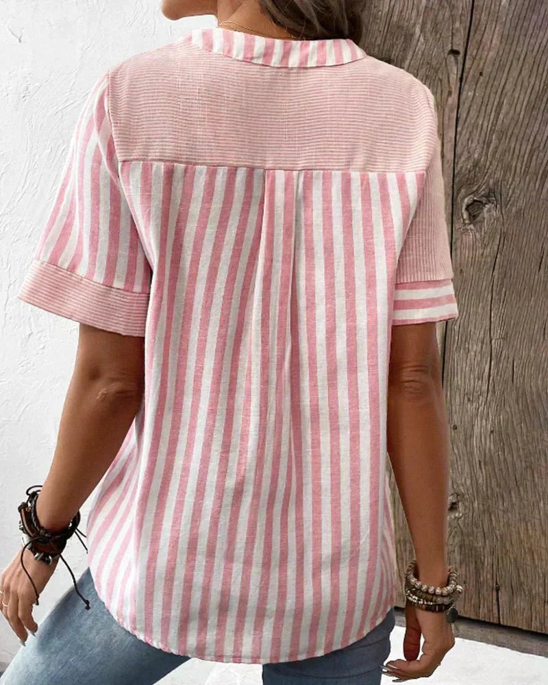 Monroe™ | Weiche gestreifte Bluse