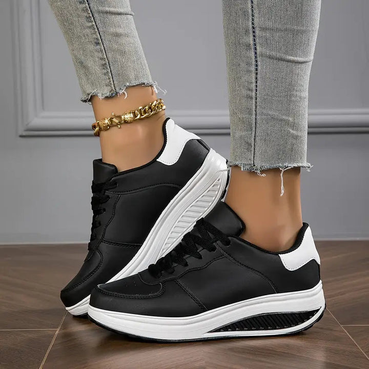 Atmungsaktive Plattform-Sneaker für Damenmode