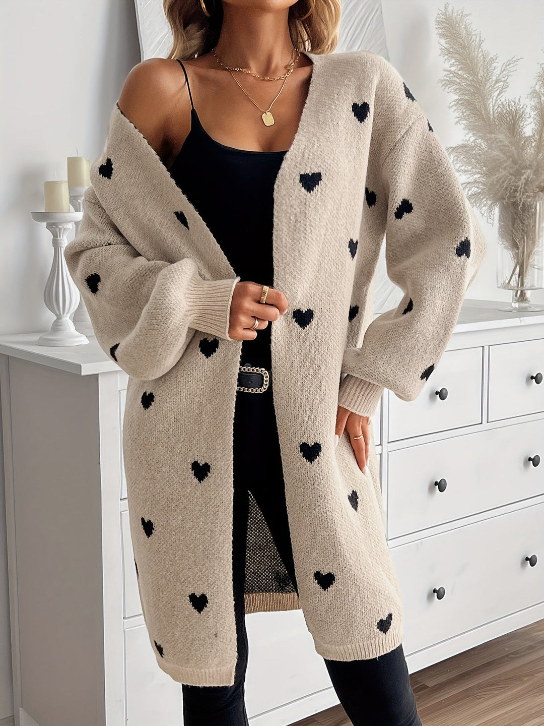 Mabel™ - Herz Strickjacke