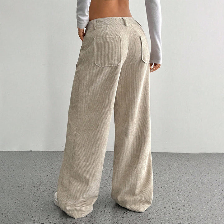 Damen Freizeit-Hochbundhose – Lockere Passform für ultimativen Komfort und Stil