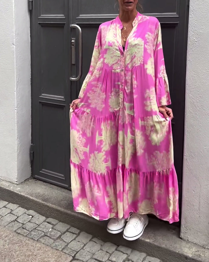 Diana™ - Bequemes Patchwork-Maxikleid