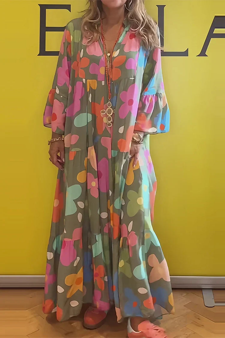 Blumentraum | Lässiges Maxikleid
