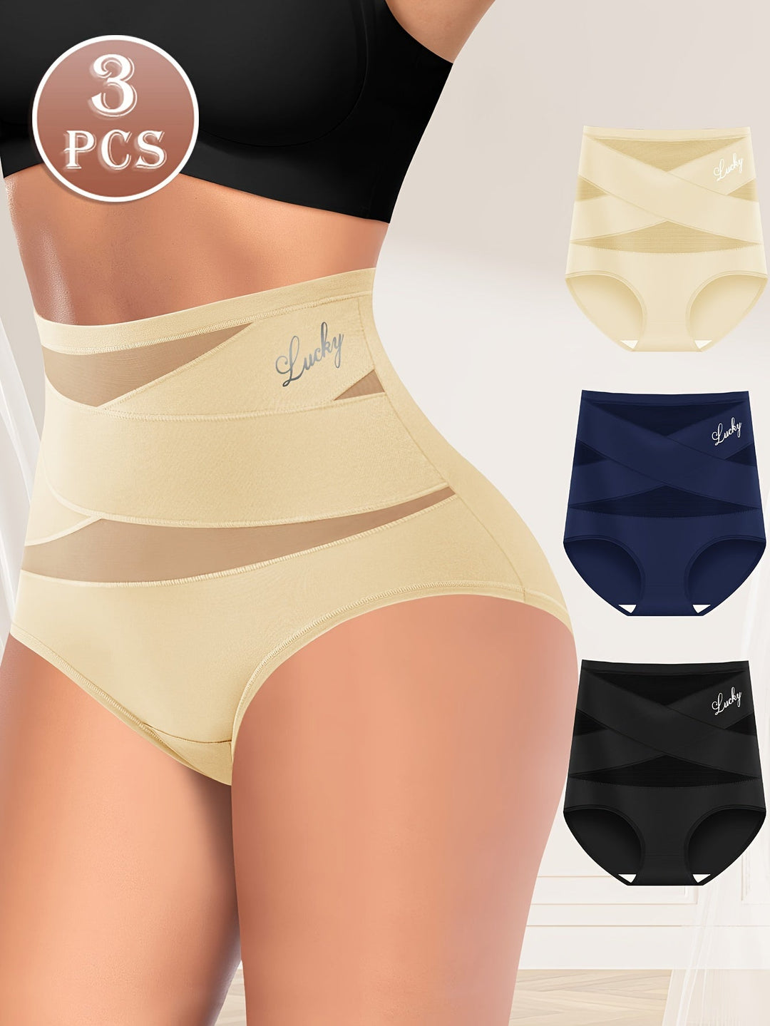 Elvy™ - Damen Hohe Taille Bauchkontrolle Slips