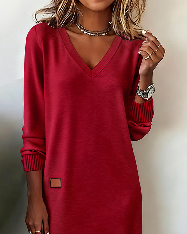 Carmen™ - Pulloverkleid mit V-Ausschnitt