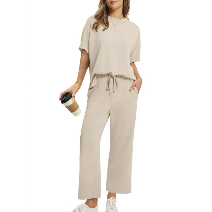 Avery™ - Lässiges Oberteil- und Hosen-Set