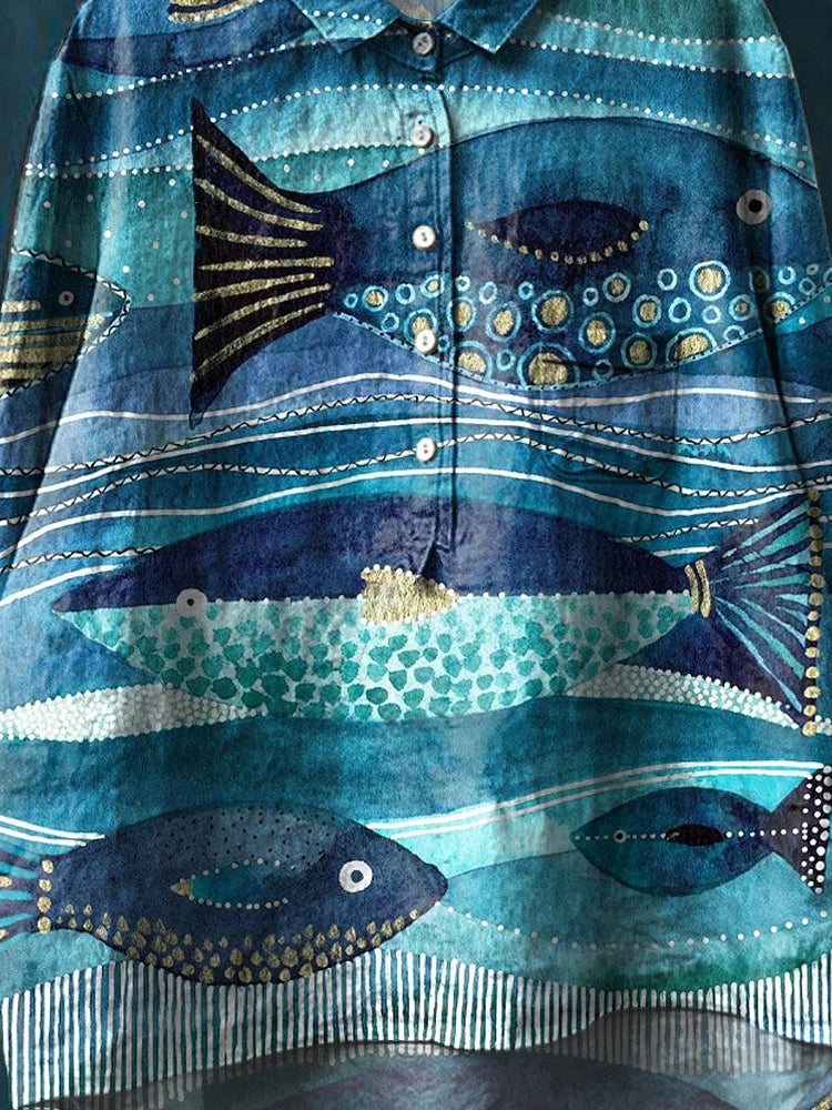 Jax™ - Ozean Kunst Shirt