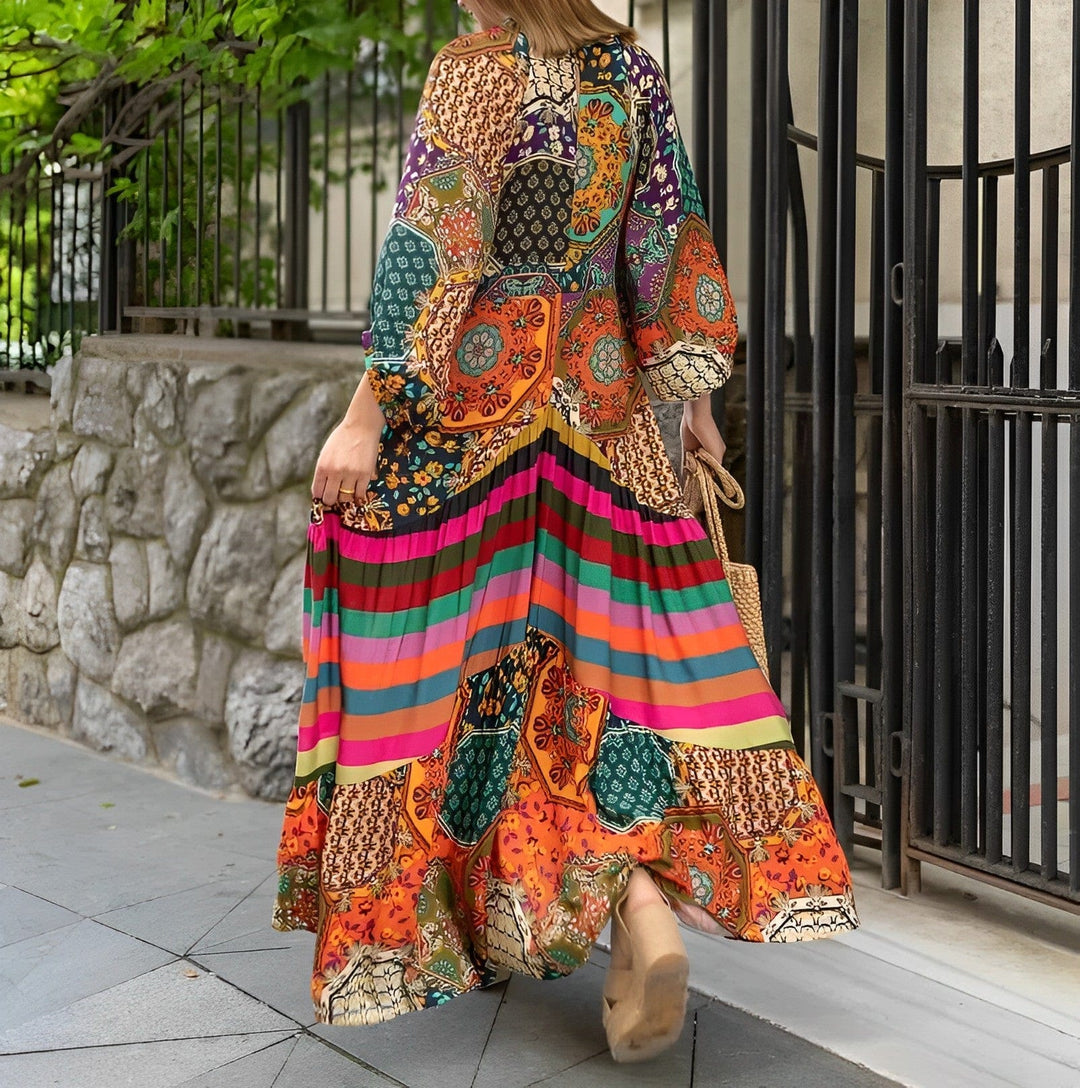 Schickes Bohemian-Eleganz-Kleid