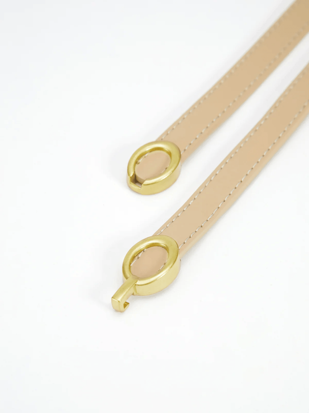 Damen schmaler Gürtel mit Ringverschluss
