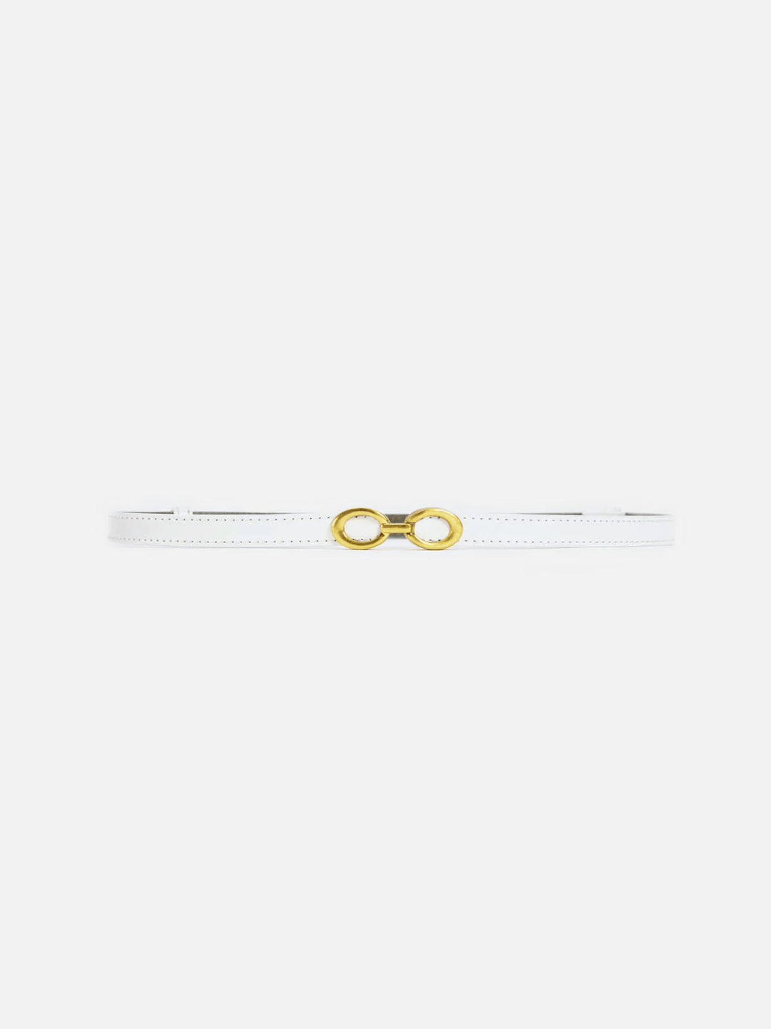 Damen schmaler Gürtel mit Ringverschluss