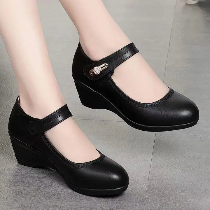 Lydia | Zapatos de cuña Mary Jane para mujer