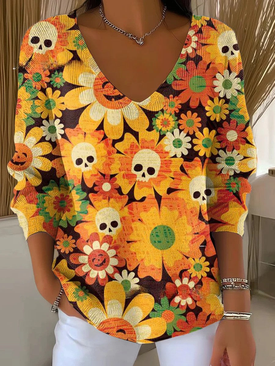 Beatrice – Pullover mit V-Ausschnitt