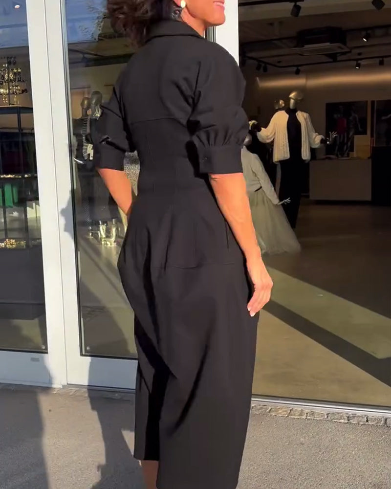 Karolin | Bequemes Langes Kleid