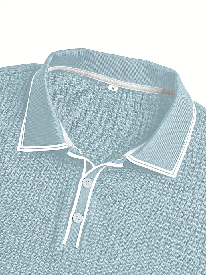 Emilio™ - Herren maßgeschneiderte gerippte Polo