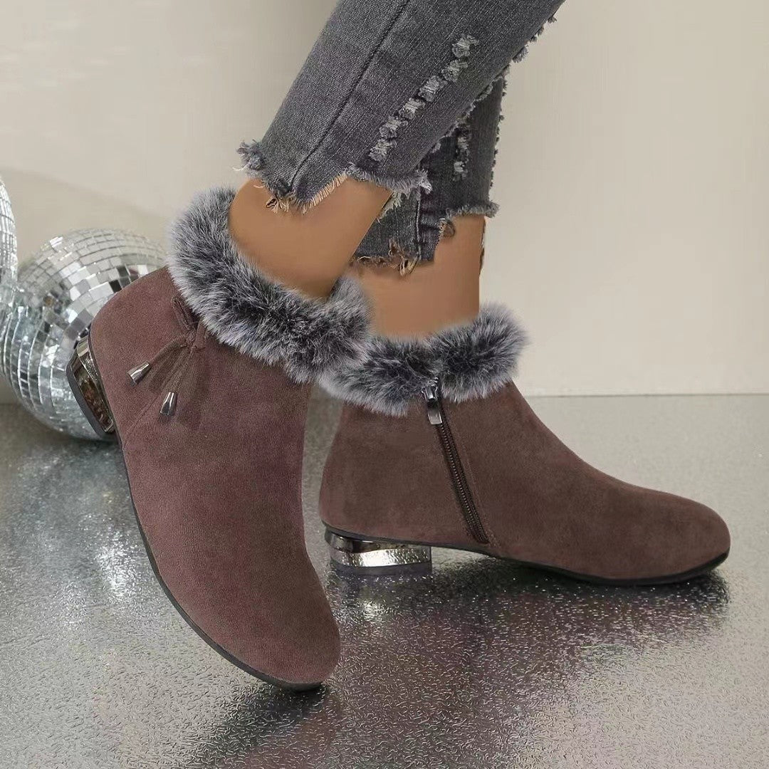 Stacey™ - Weiche Leder-Stiefeletten