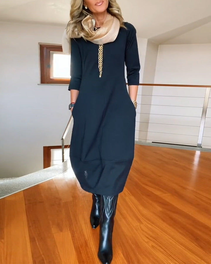 Greta - Lässiges Eleganz Kleid