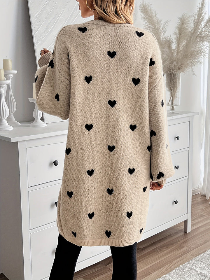 Mabel™ - Herz Strickjacke