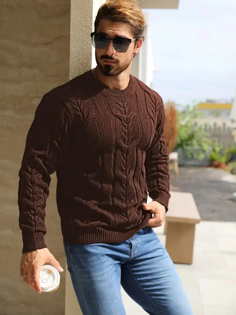 Brit & Boho™️ | Graphica Geo Strickpullover