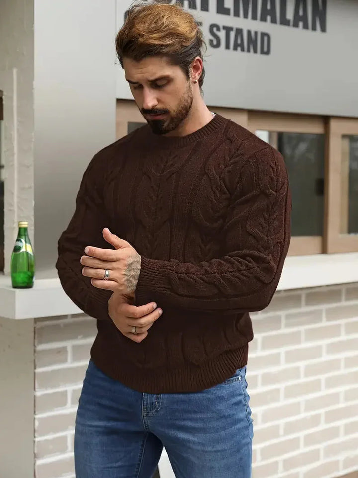 Brit & Boho™️ | Graphica Geo Strickpullover