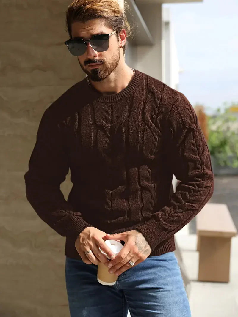 Brit & Boho™️ | Graphica Geo Strickpullover