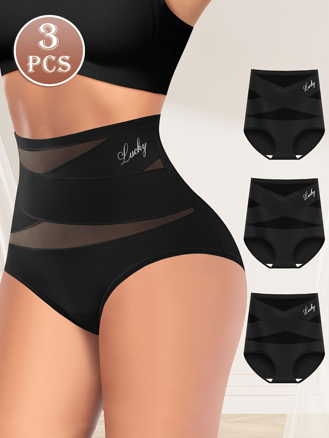 Elvy™ - Damen Hohe Taille Bauchkontrolle Slips