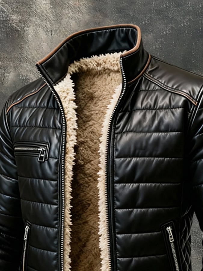 BRUNON | PREMIUM ISOLIERTE JACKE MIT LUXURIÖSEM PLUSH-FUTTER