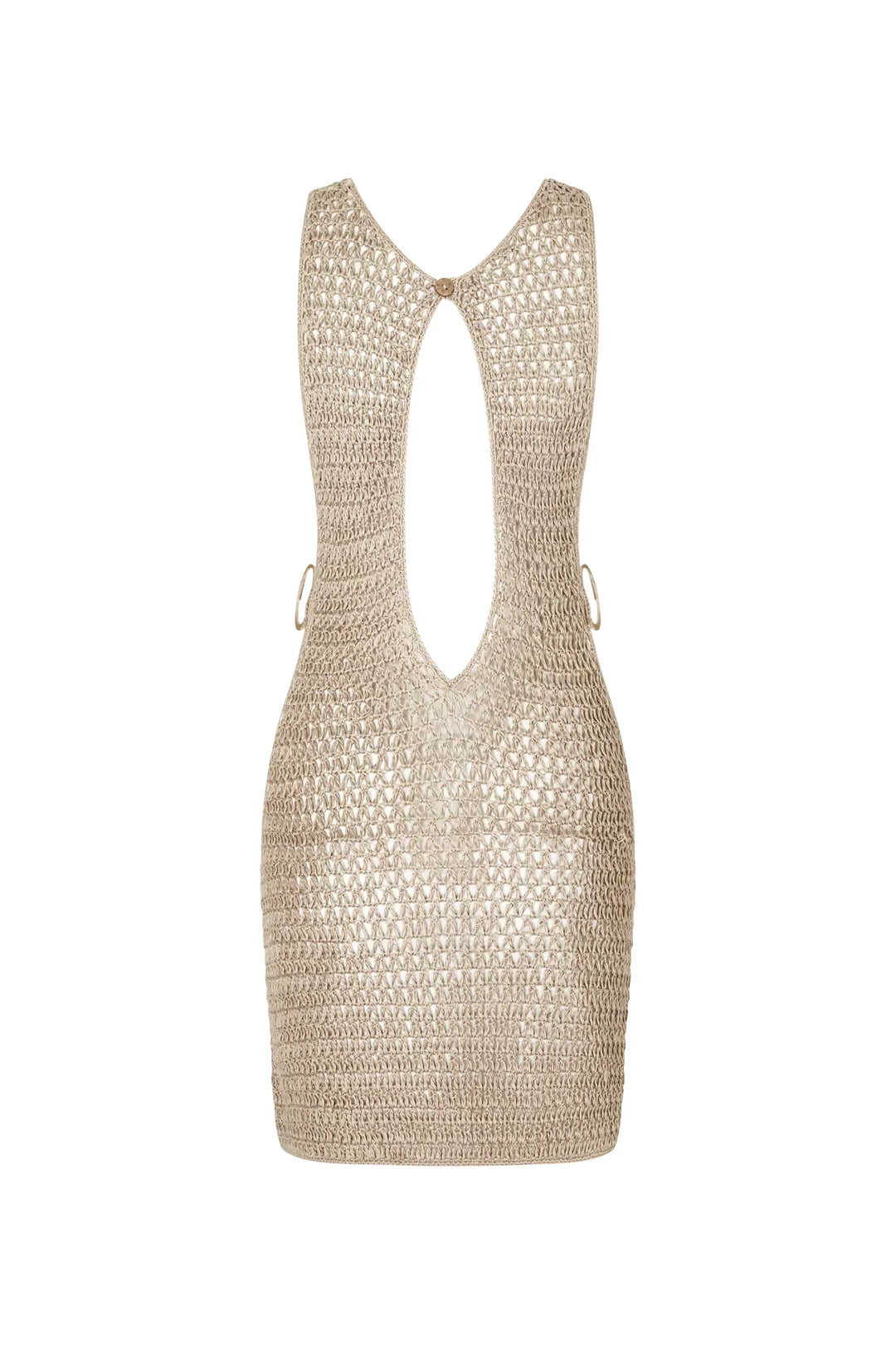 Kaia | Damen ärmelloses Mini-Kleid mit Cut-Out