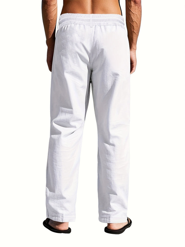 Larry - Leinen-Hosen mit Kordelzug