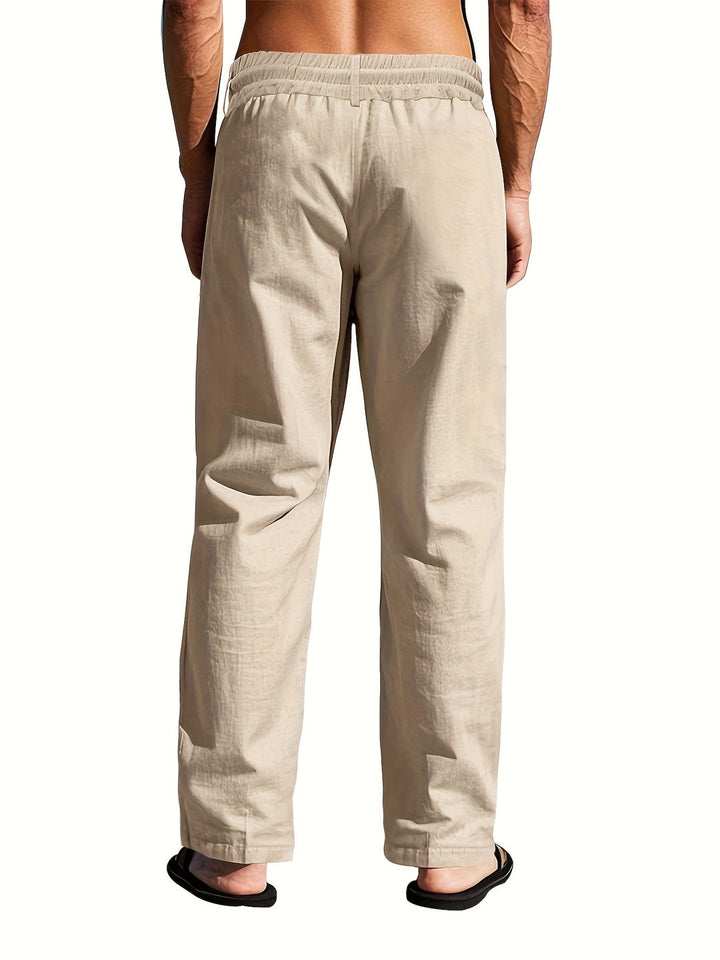 Larry - Leinen-Hosen mit Kordelzug