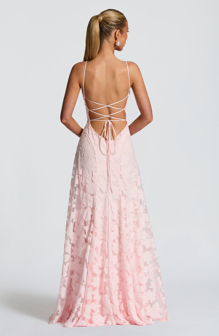 Francisa™ | Damen Lange Spitzen-Corsagenkleid
