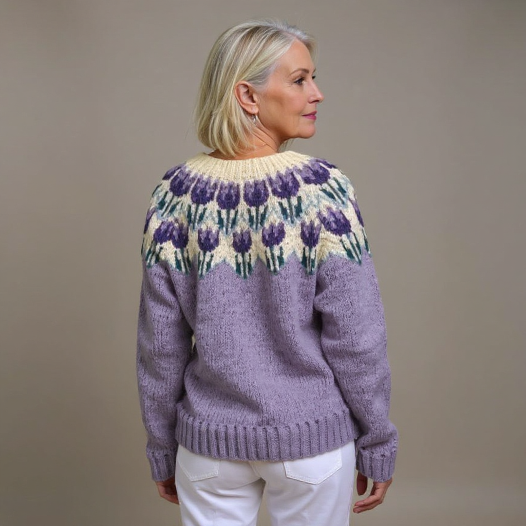 Josephine | Vintage Isländische Strickjacke