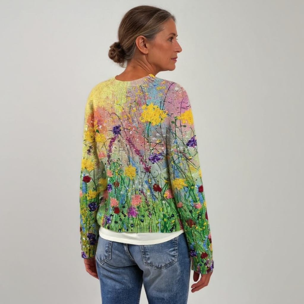 Grace | Vintage Isländischer Pullover