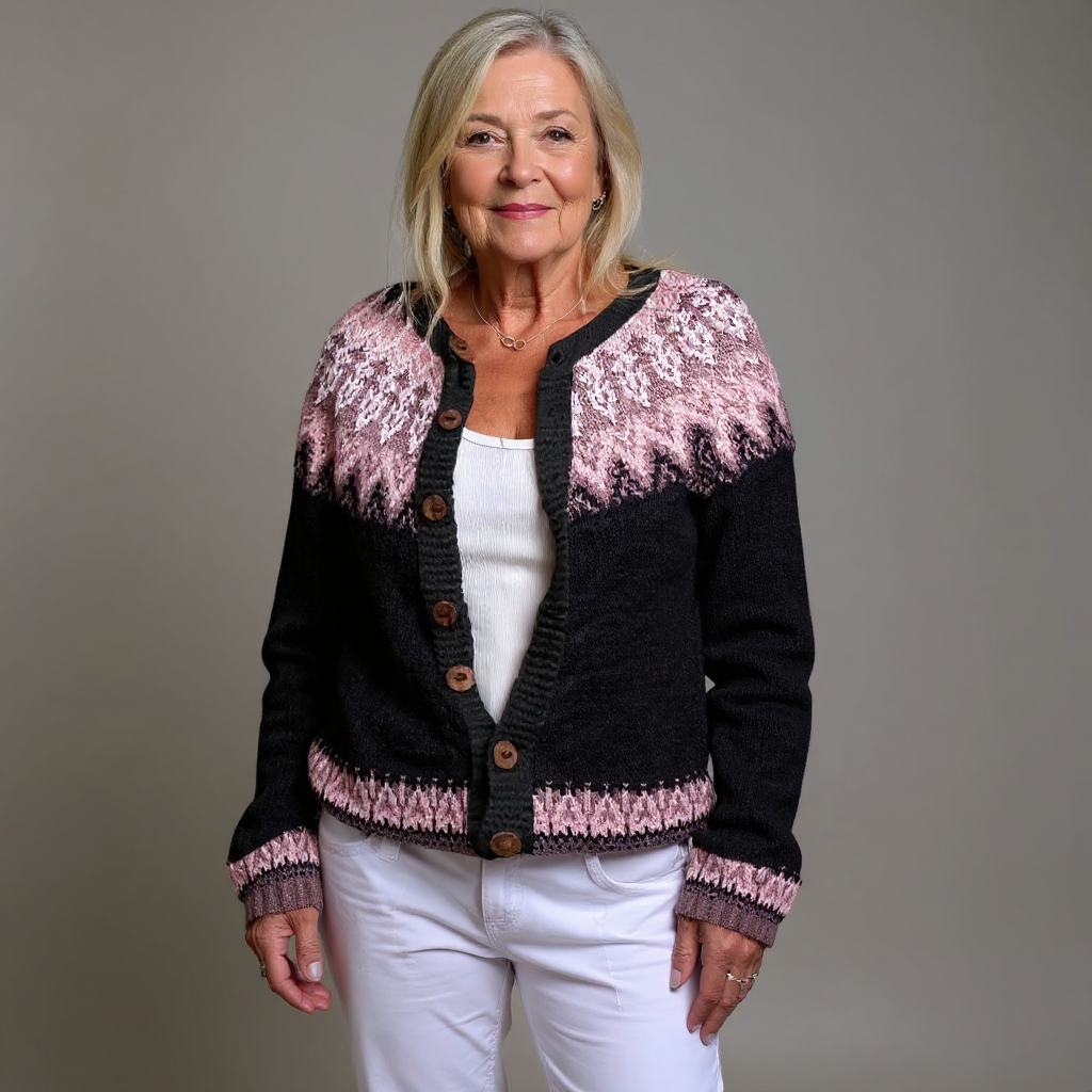 Lydia | Vintage-Isländischer Cardigan