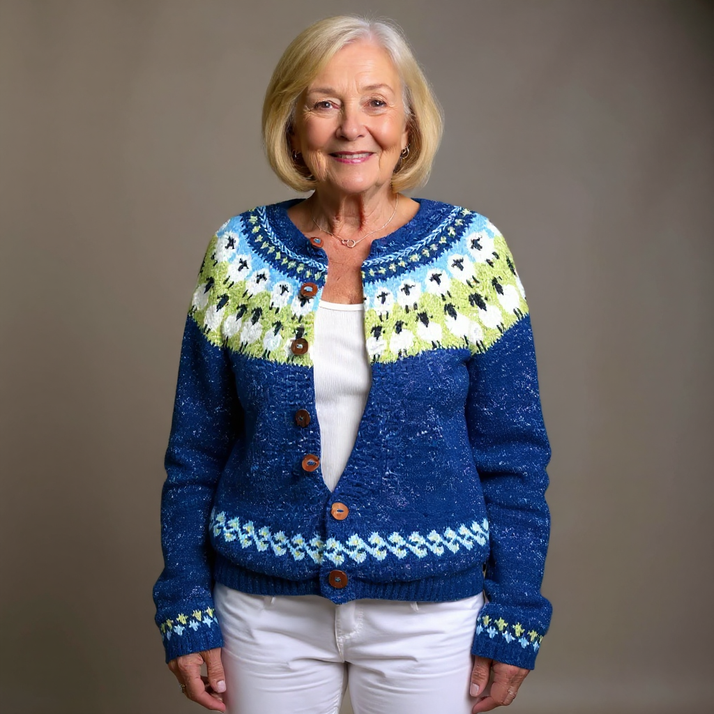 Sophie | Vintage Isländischer Cardigan