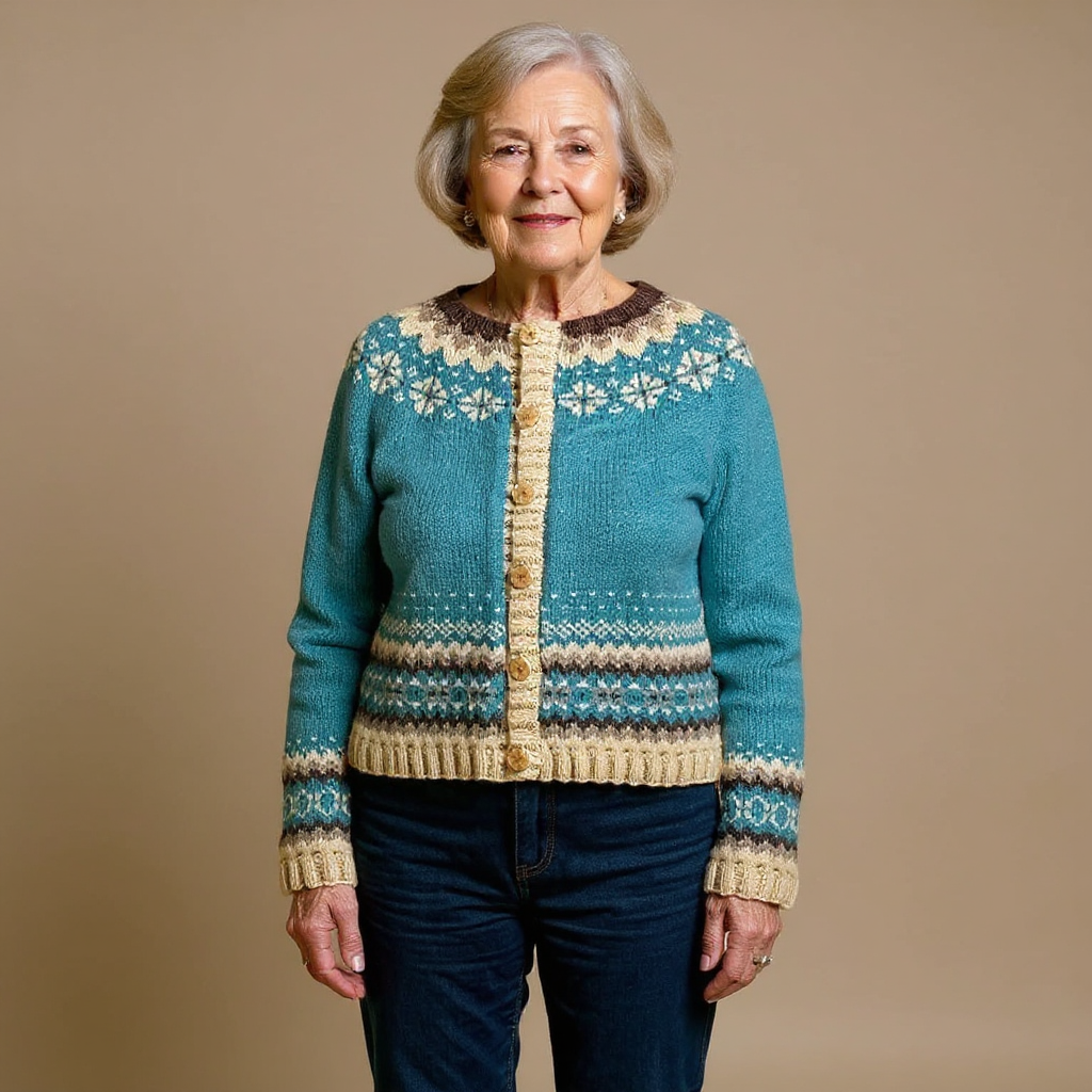 Allaira | Vintage Isländischer Cardigan