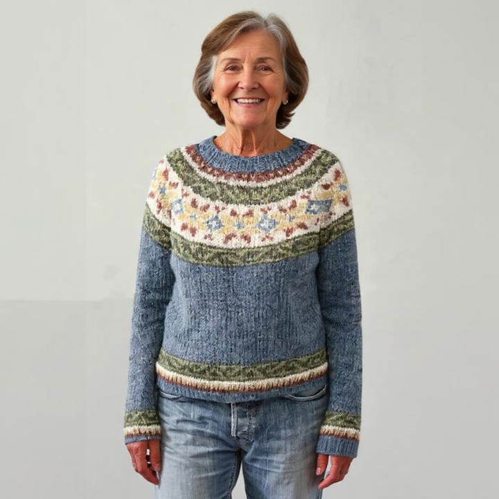 Lucy | Vintage Isländischer Pullover