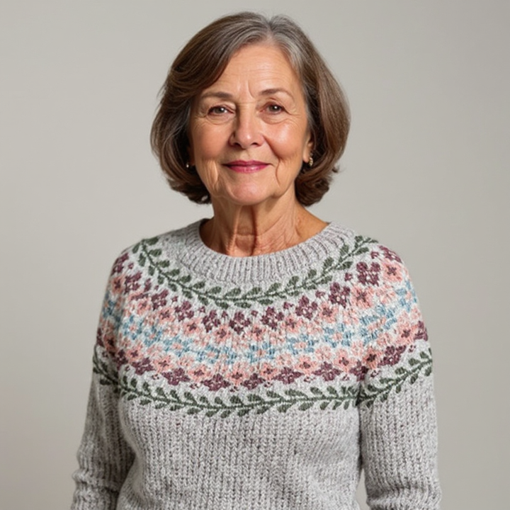 Bridget | Vintage Isländischer Pullover