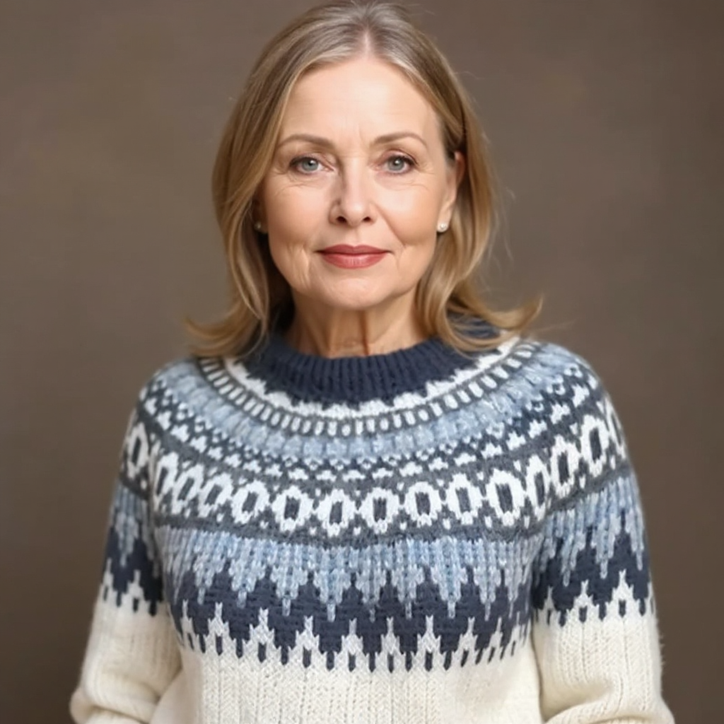 Maecey | Vintage Isländischer Pullover