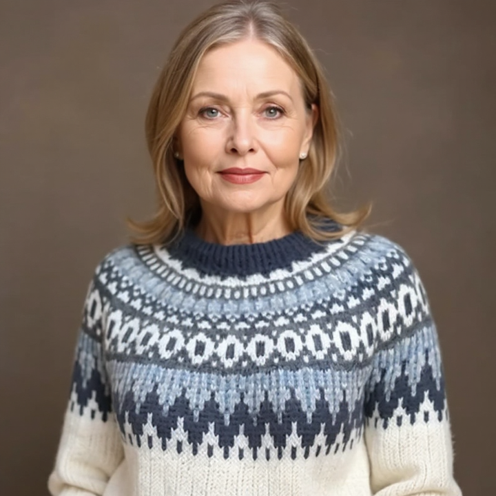 Maecey | Vintage Isländischer Pullover