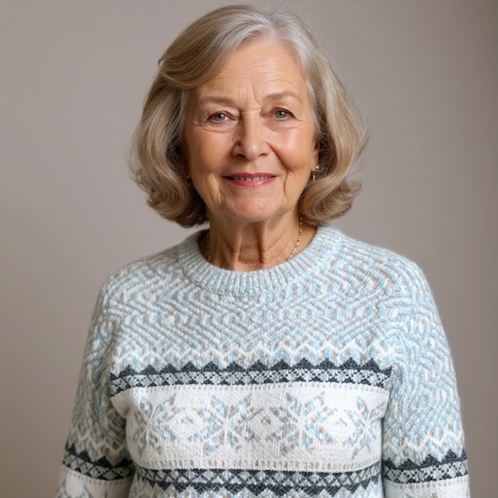 Melanie | Vintage Isländischer Pullover