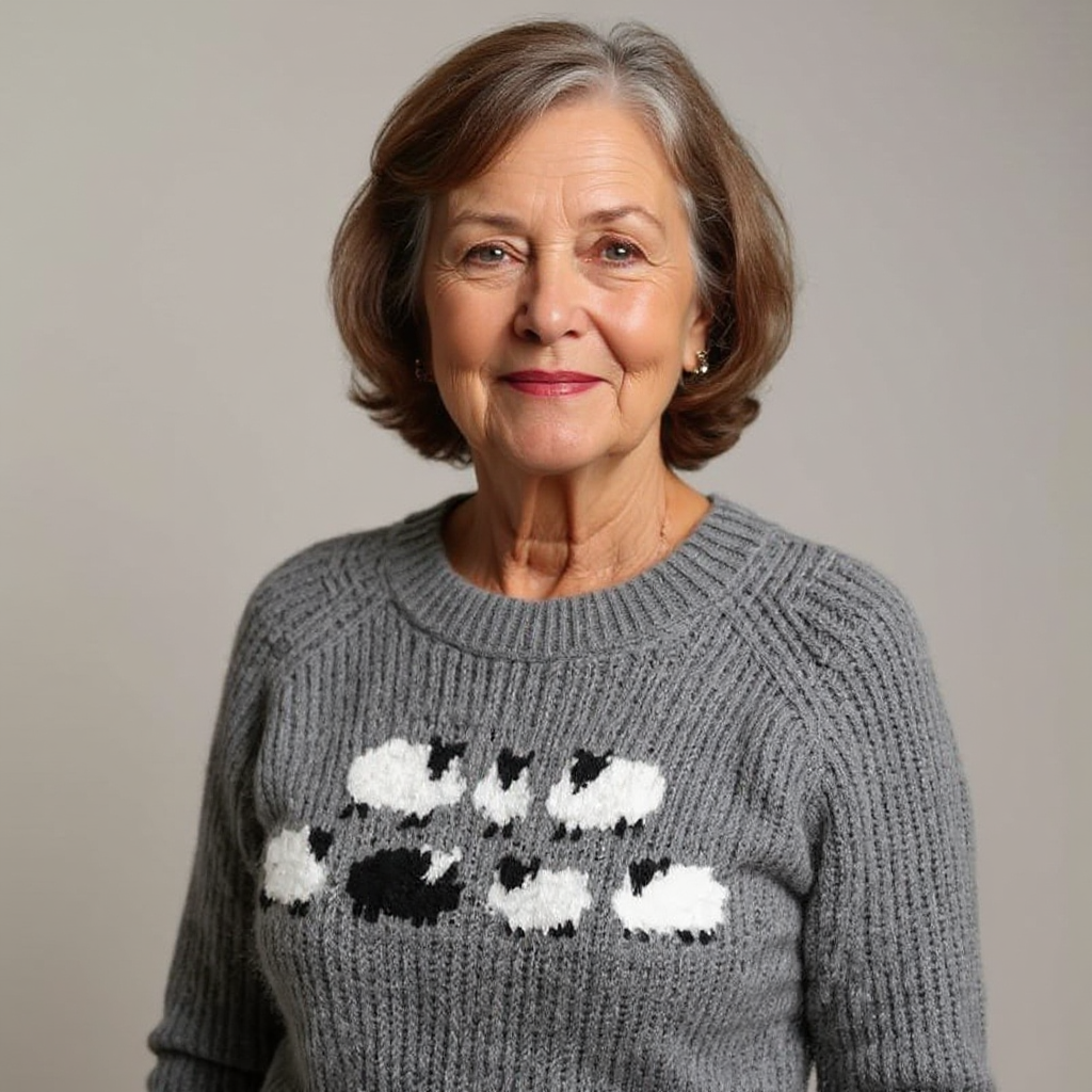 Ellie | Vintage Isländischer Pullover