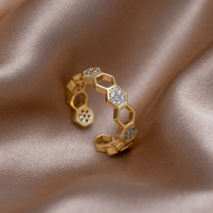 Cinthia - Gold- und Kristallring
