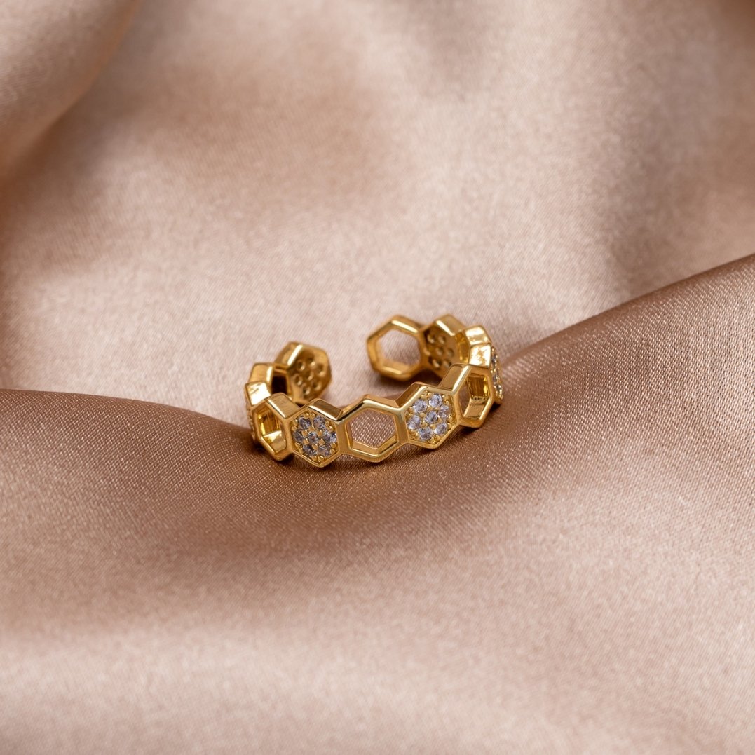 Cinthia - Gold- und Kristallring