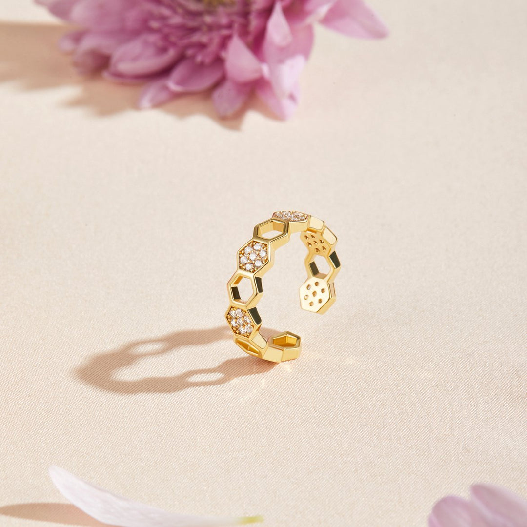Cinthia - Gold- und Kristallring