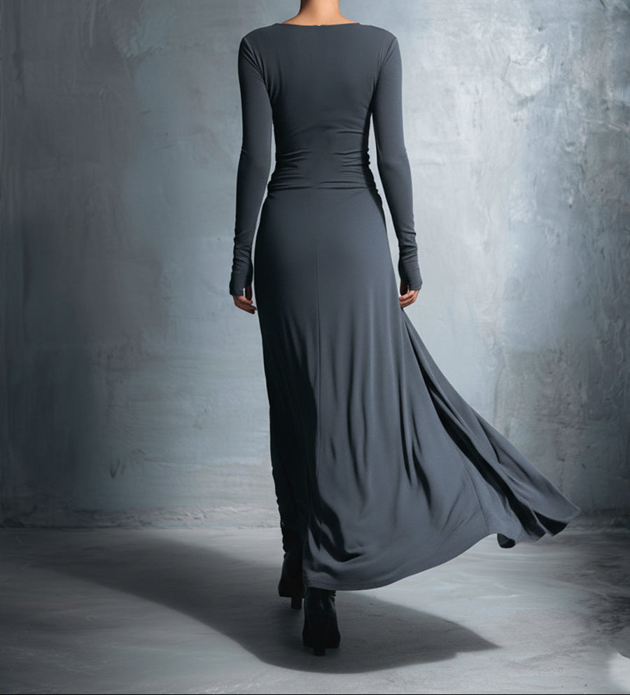 Vittoria ❘ Maxikleid mit seitlichem Knoten