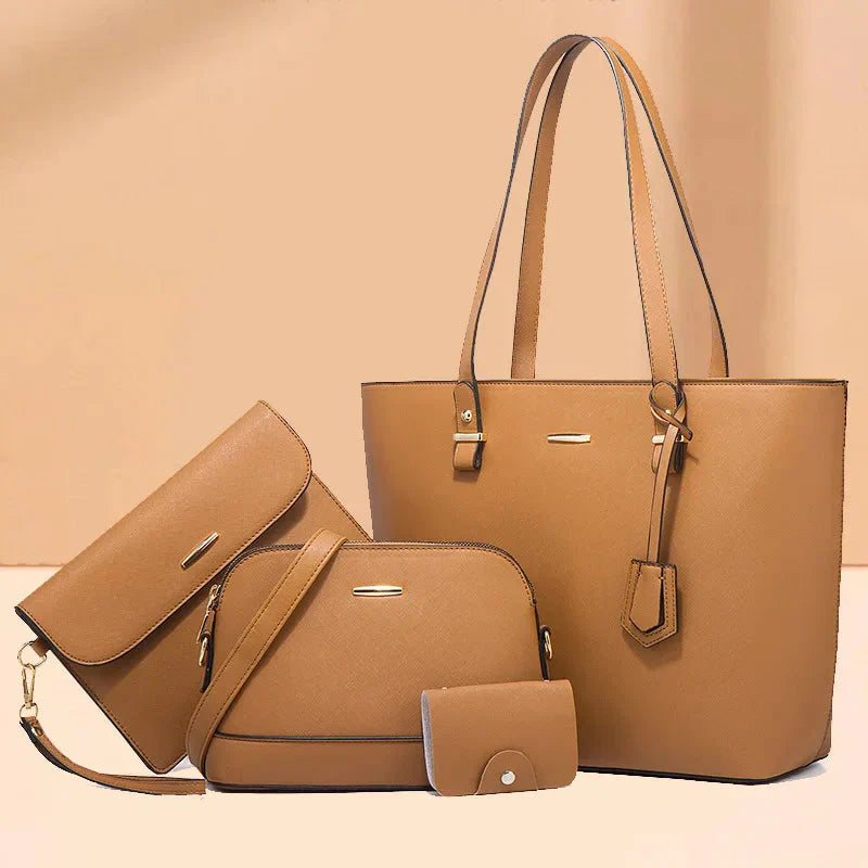 3-teilige Handtasche & Schultertaschen-Set