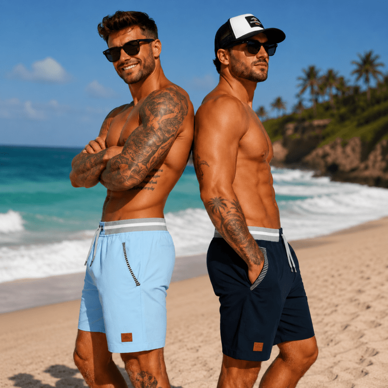 Eden | Pantaloncini al ginocchio con coulisse e tasche